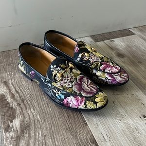 Gucci floral loafers EU 37